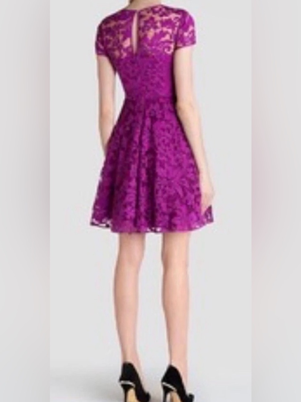 Ted Baker ' Fuchsia Lace Party Dress